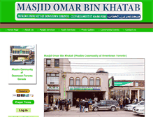 Tablet Screenshot of masjidomarbinkhatab.org